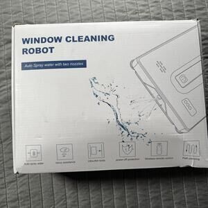 Yoolax Window Cleaning Robot Dual Water Spray Suction Power Remote and App